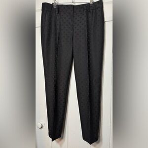 NWOT Ann Taylor Black Polka Dot Trousers On Trend!!